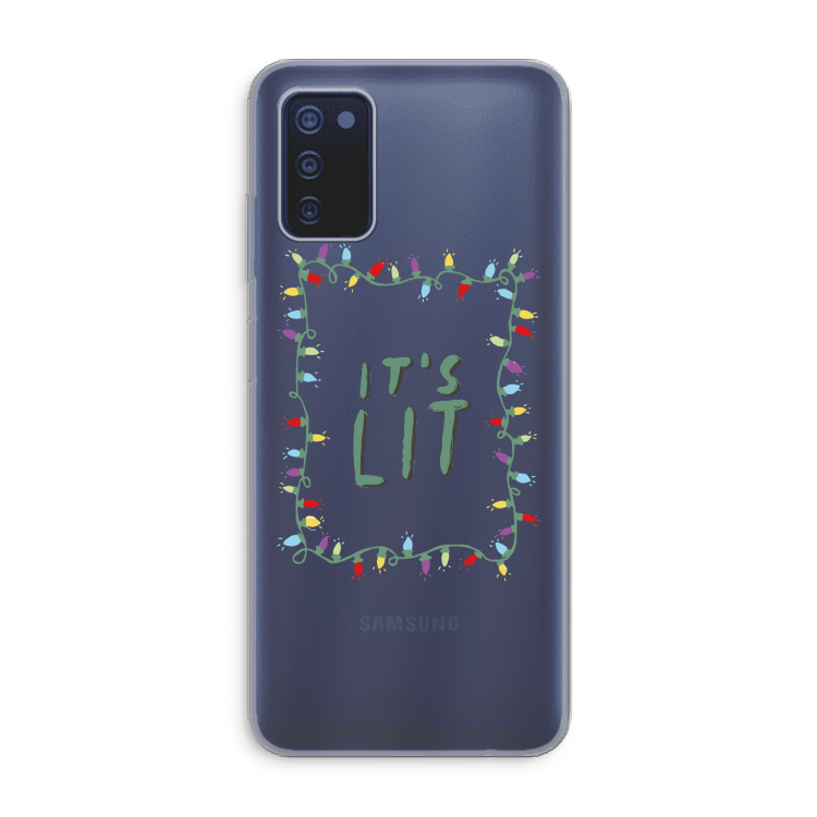 It's Lit: Samsung Galaxy A03s Transparant Hoesje