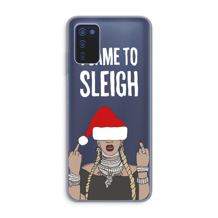 Came To Sleigh: Samsung Galaxy A03s Transparant Hoesje