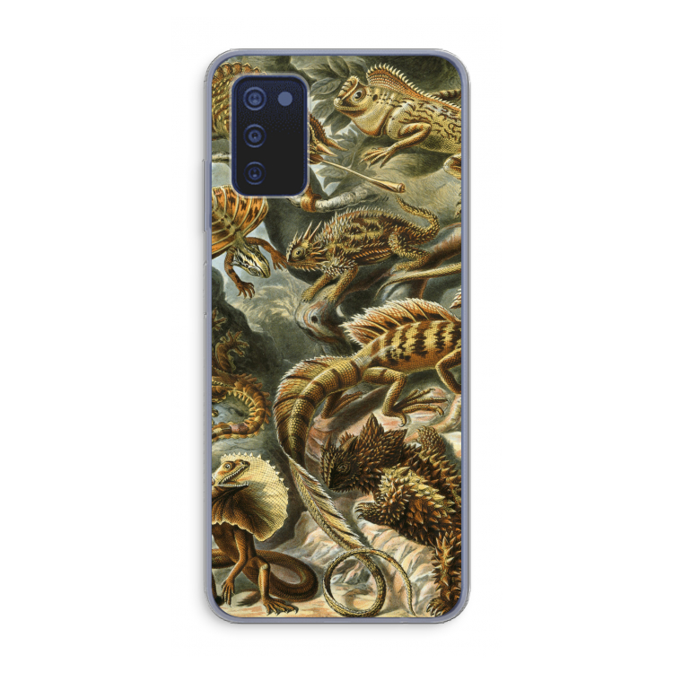 Haeckel Lacertilia: Samsung Galaxy A03s Transparant Hoesje