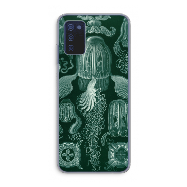 Haeckel Cubomedusae: Samsung Galaxy A03s Transparant Hoesje