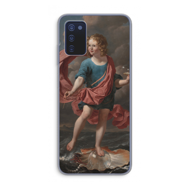 Soap Bubbles: Samsung Galaxy A03s Transparant Hoesje