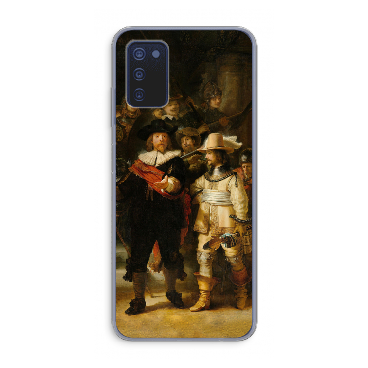 De Nachtwacht: Samsung Galaxy A03s Transparant Hoesje