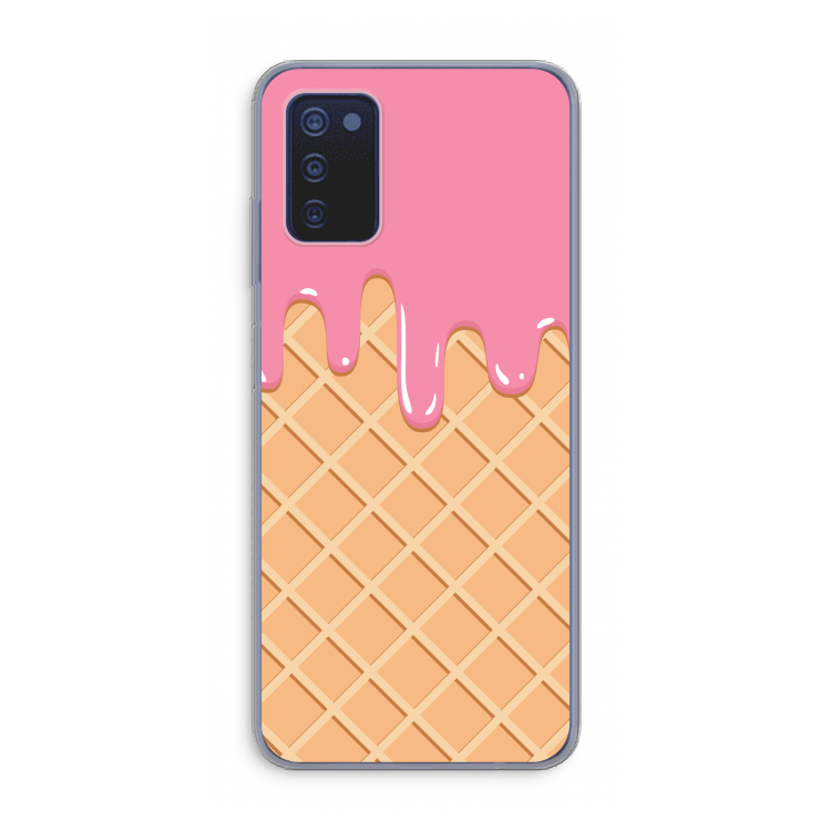 Ice cream: Samsung Galaxy A03s Transparant Hoesje