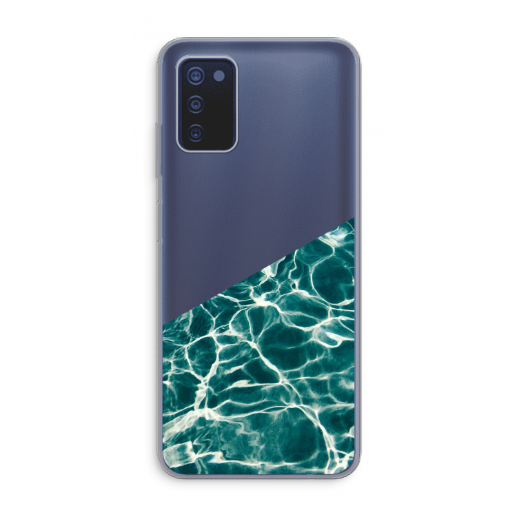 Weerkaatsing water: Samsung Galaxy A03s Transparant Hoesje