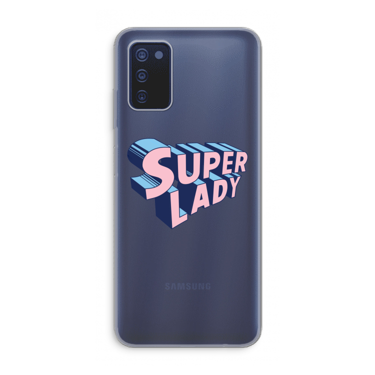 Superlady: Samsung Galaxy A03s Transparant Hoesje