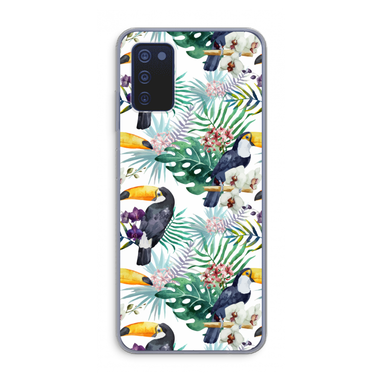 Tukans: Samsung Galaxy A03s Transparant Hoesje