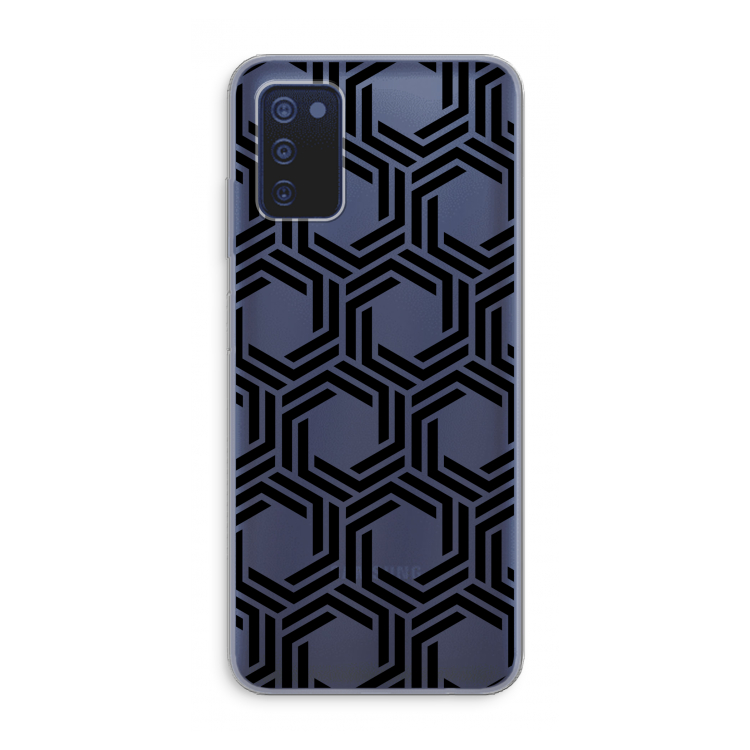 Geometrisch patroon: Samsung Galaxy A03s Transparant Hoesje