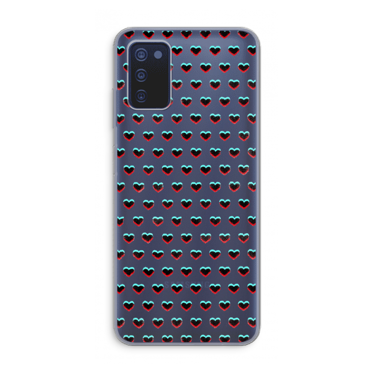 Hartjes: Samsung Galaxy A03s Transparant Hoesje
