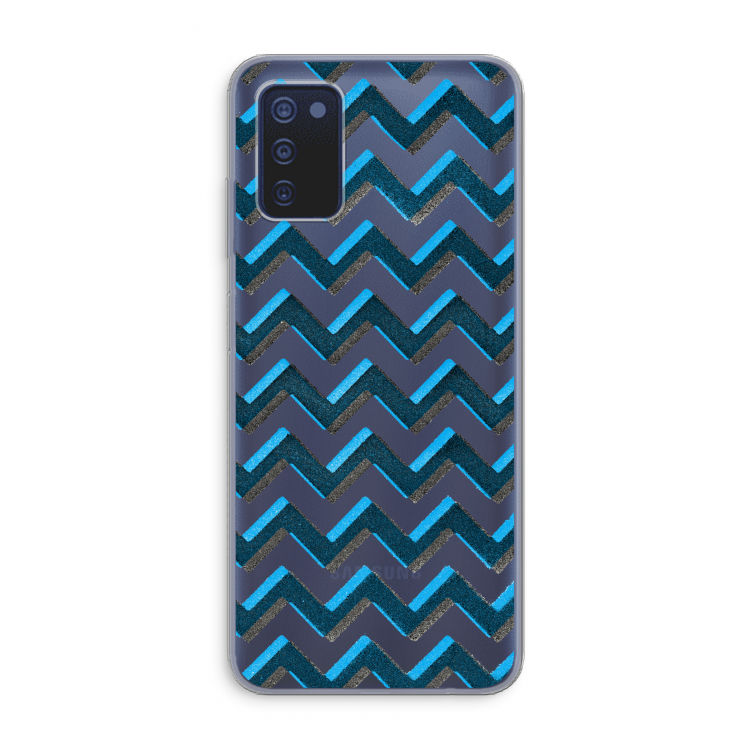 Onderbroken lijn: Samsung Galaxy A03s Transparant Hoesje