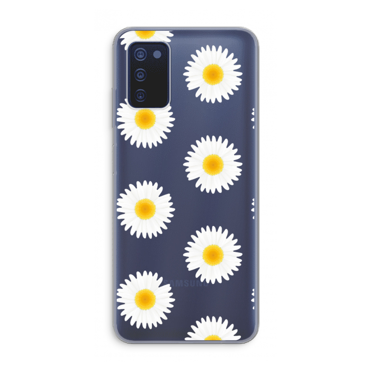 Margrietjes: Samsung Galaxy A03s Transparant Hoesje