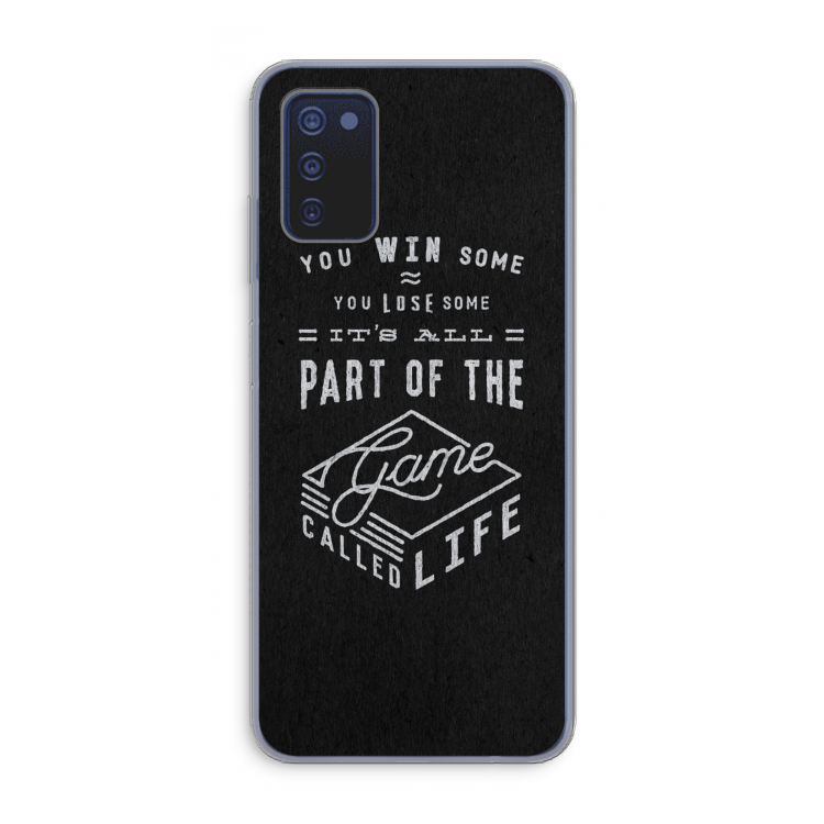Life: Samsung Galaxy A03s Transparant Hoesje