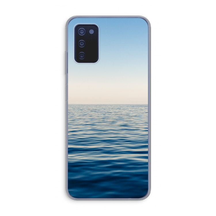 Water horizon: Samsung Galaxy A03s Transparant Hoesje