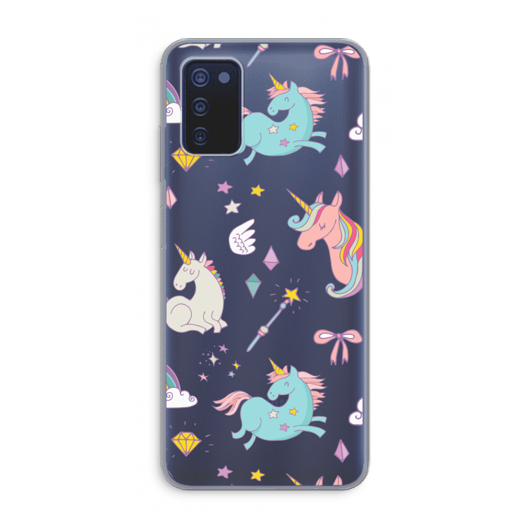 Fantasiewereld: Samsung Galaxy A03s Transparant Hoesje