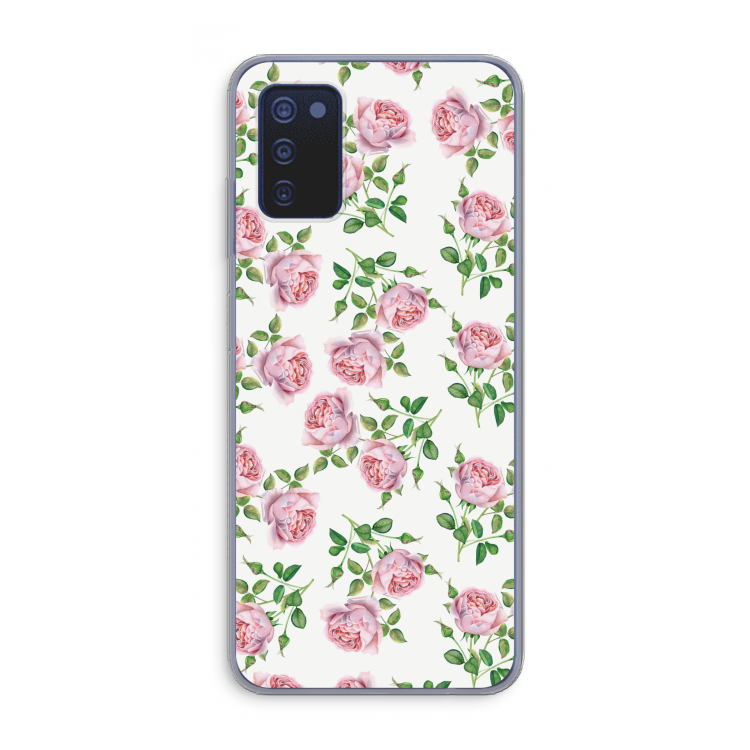 Kleine roosjes: Samsung Galaxy A03s Transparant Hoesje