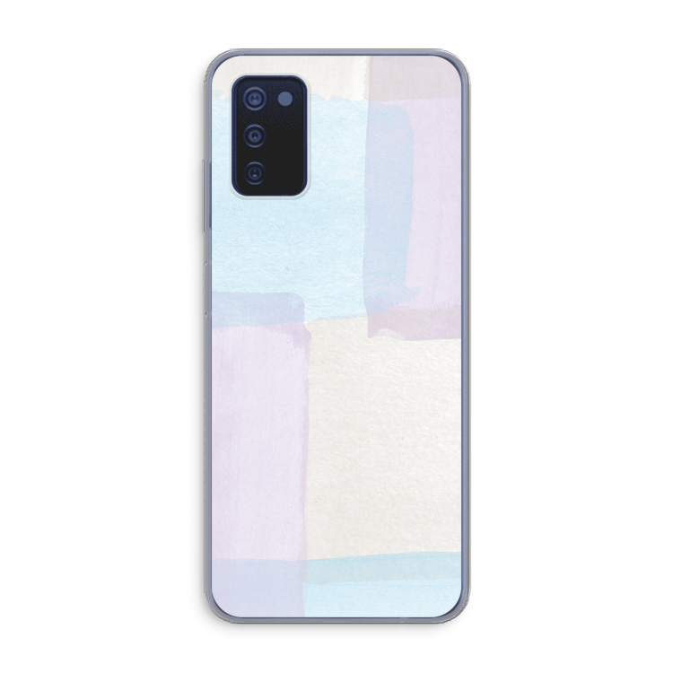 Square pastel: Samsung Galaxy A03s Transparant Hoesje