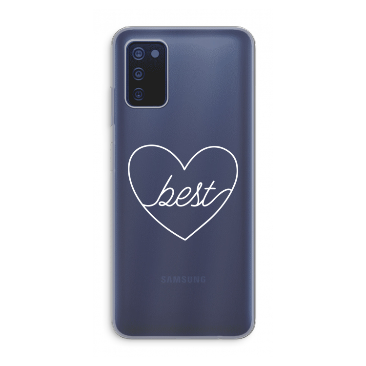 Best heart pastel: Samsung Galaxy A03s Transparant Hoesje