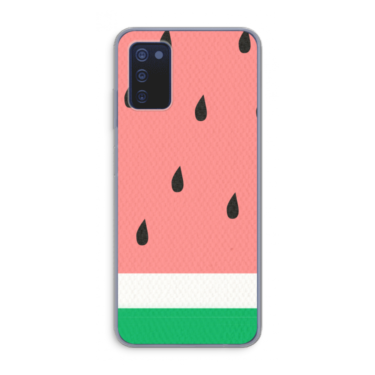Watermeloen: Samsung Galaxy A03s Transparant Hoesje