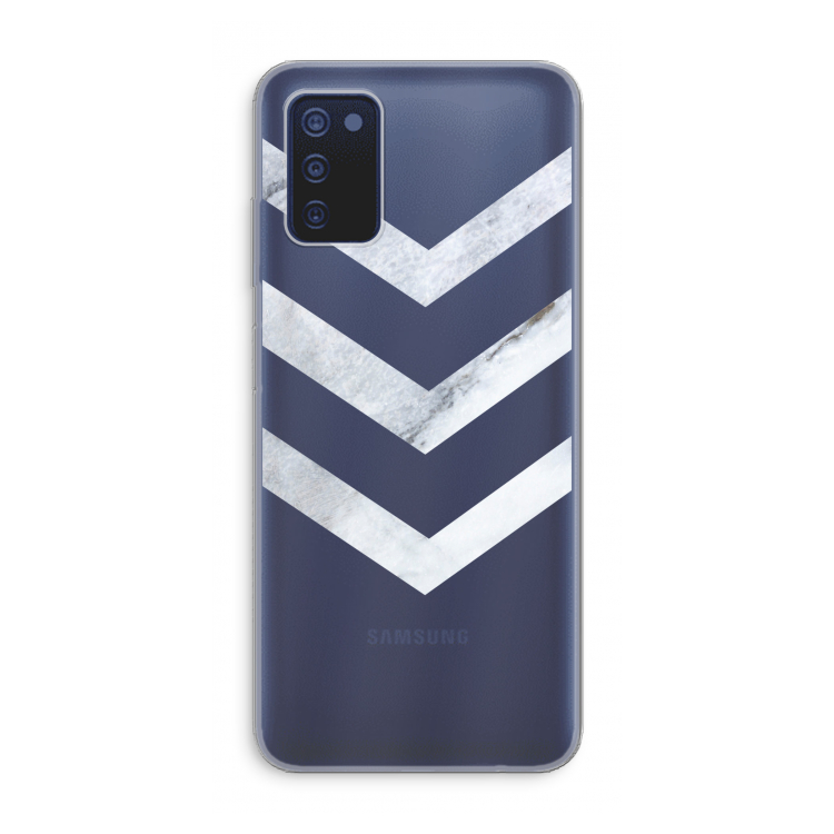 Marmeren pijlen: Samsung Galaxy A03s Transparant Hoesje
