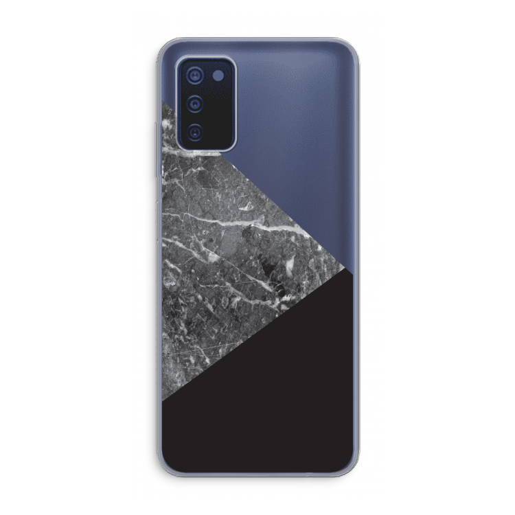 Combinatie marmer: Samsung Galaxy A03s Transparant Hoesje