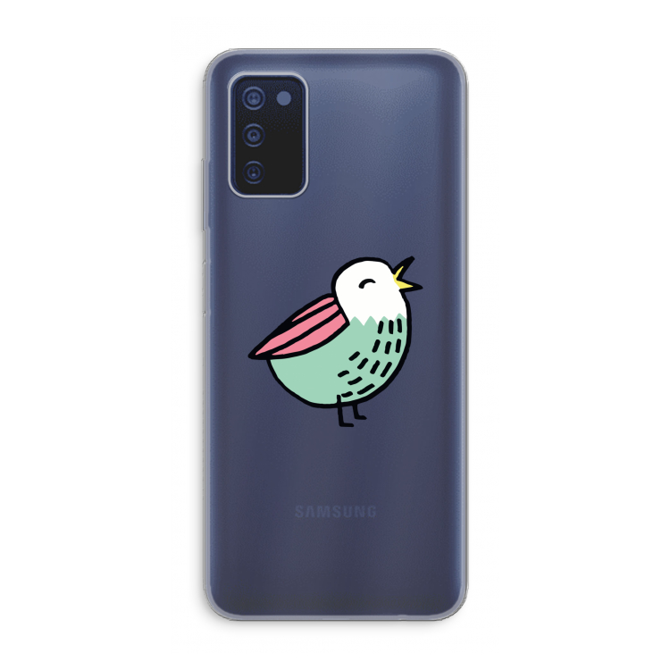 Birdy: Samsung Galaxy A03s Transparant Hoesje