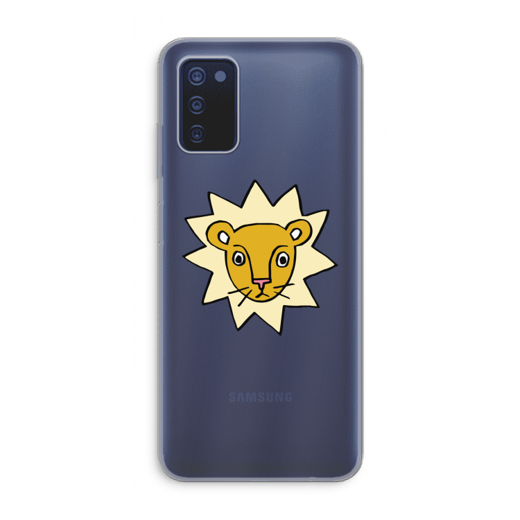 Kleine leeuw: Samsung Galaxy A03s Transparant Hoesje