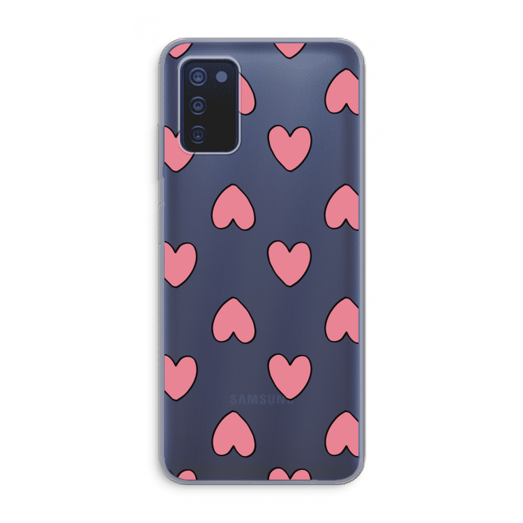 Ondersteboven verliefd: Samsung Galaxy A03s Transparant Hoesje