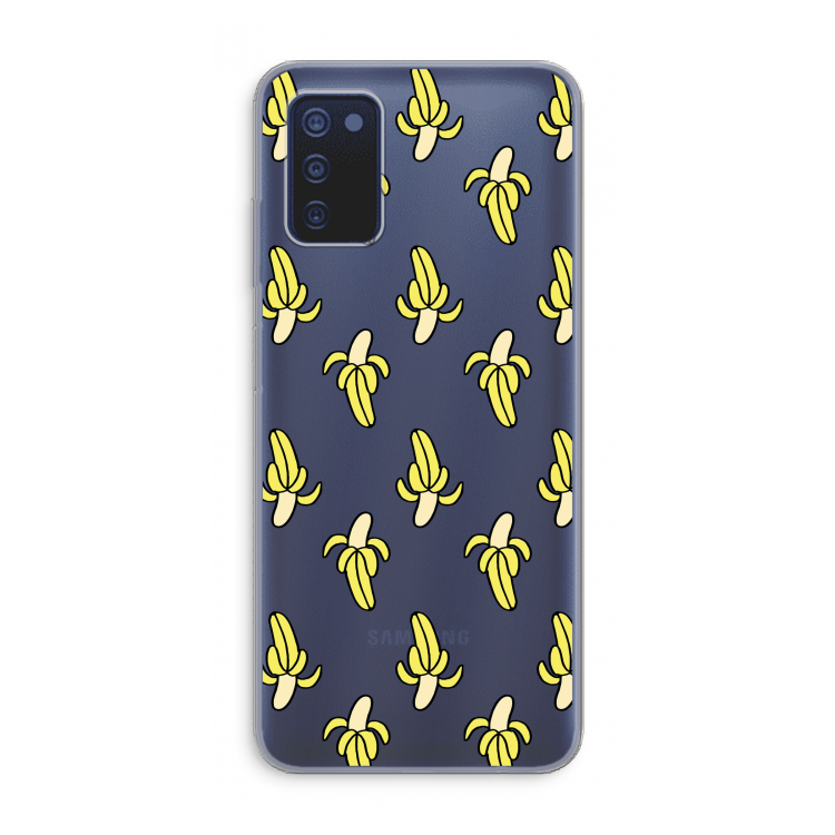 Bananas: Samsung Galaxy A03s Transparant Hoesje