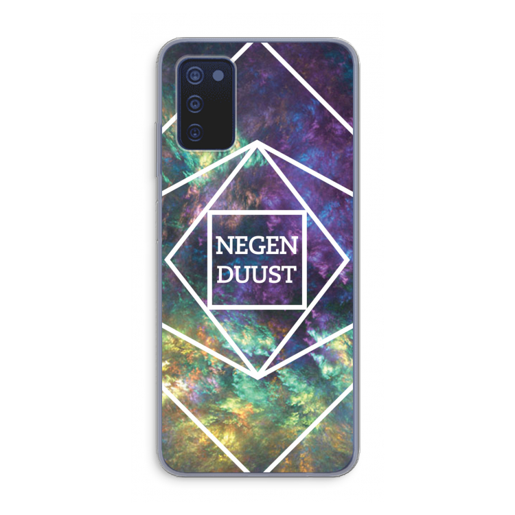 Negenduust ruimte: Samsung Galaxy A03s Transparant Hoesje