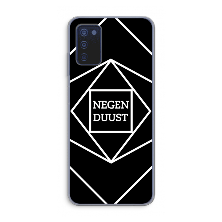 Negenduust geometrisch: Samsung Galaxy A03s Transparant Hoesje