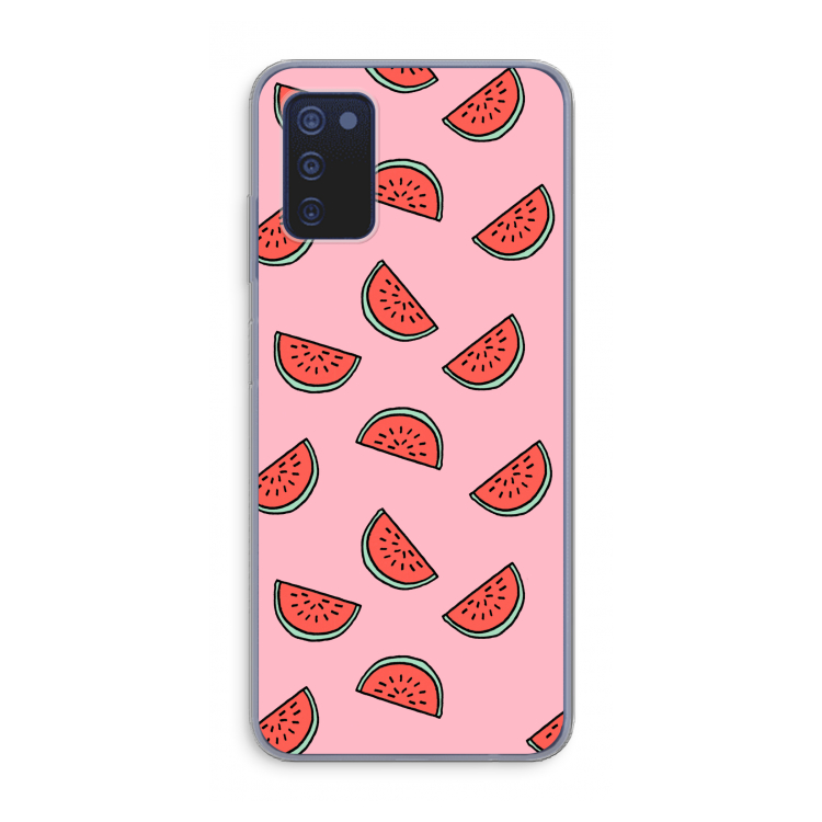 Watermeloen: Samsung Galaxy A03s Transparant Hoesje