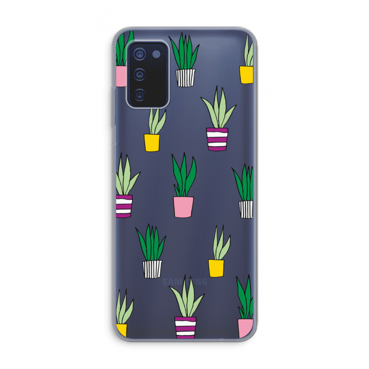 Sanseveria: Samsung Galaxy A03s Transparant Hoesje