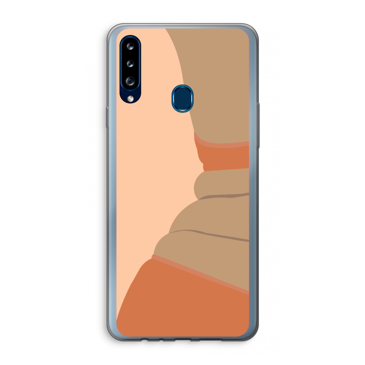 Bikini: Samsung Galaxy A20s Transparant Hoesje