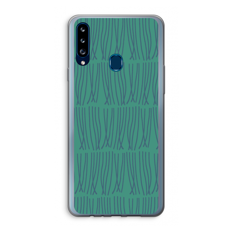 Swirls: Samsung Galaxy A20s Transparant Hoesje