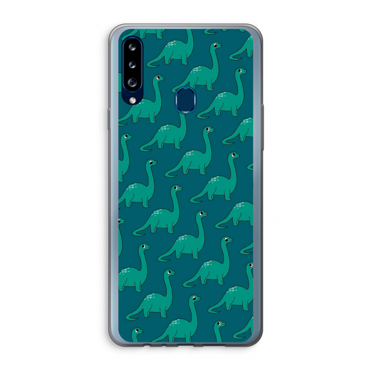 Diplodocus: Samsung Galaxy A20s Transparant Hoesje