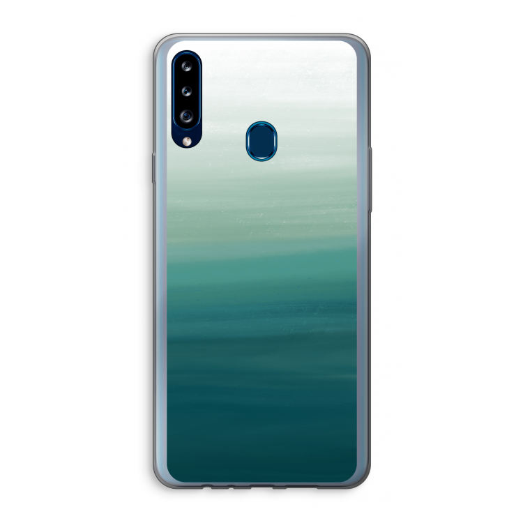 Ocean: Samsung Galaxy A20s Transparant Hoesje