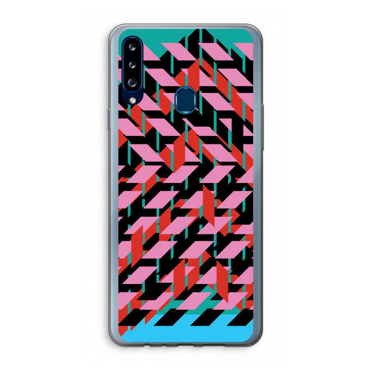 Skew Blush 2: Samsung Galaxy A20s Transparant Hoesje