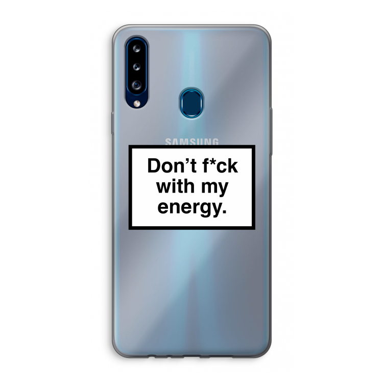 My energy: Samsung Galaxy A20s Transparant Hoesje