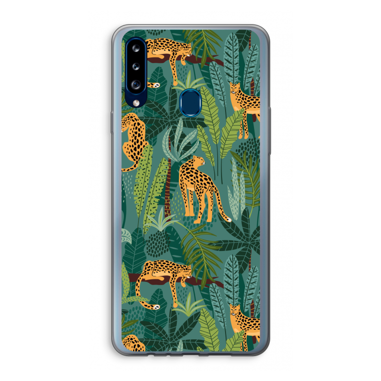 Luipaard 2: Samsung Galaxy A20s Transparant Hoesje