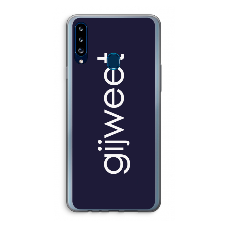 Gijweet: Samsung Galaxy A20s Transparant Hoesje