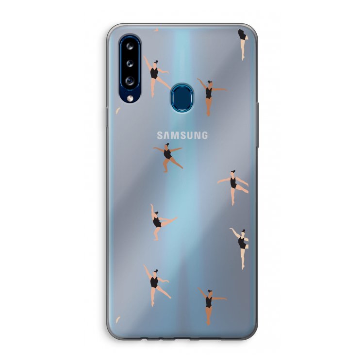 Dancing #1: Samsung Galaxy A20s Transparant Hoesje