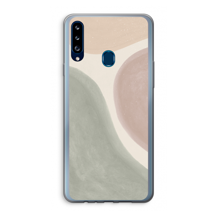Geo #6: Samsung Galaxy A20s Transparant Hoesje
