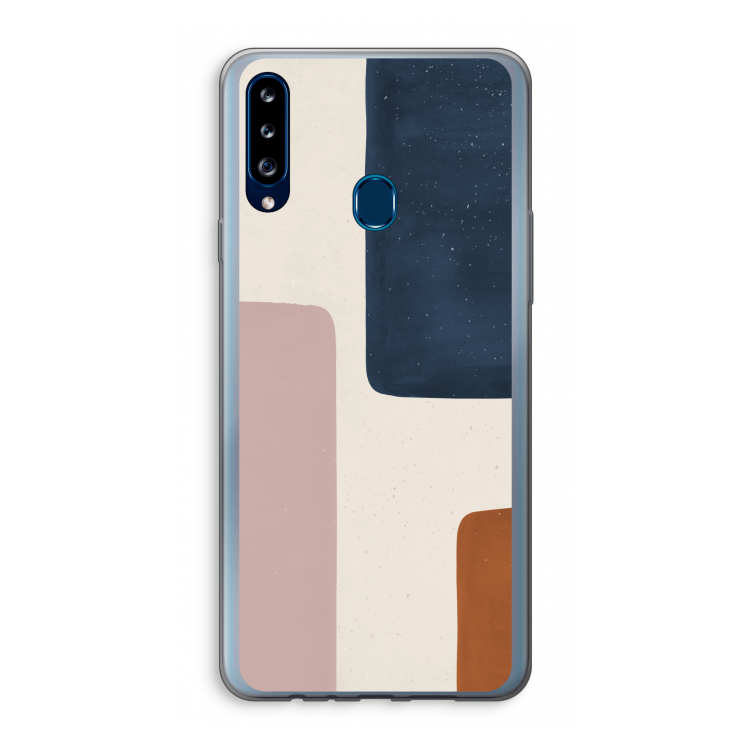 Geo #5: Samsung Galaxy A20s Transparant Hoesje