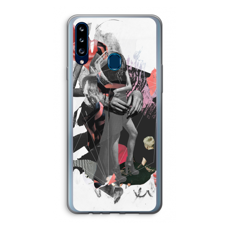 Dissimulation du réel: Samsung Galaxy A20s Transparant Hoesje