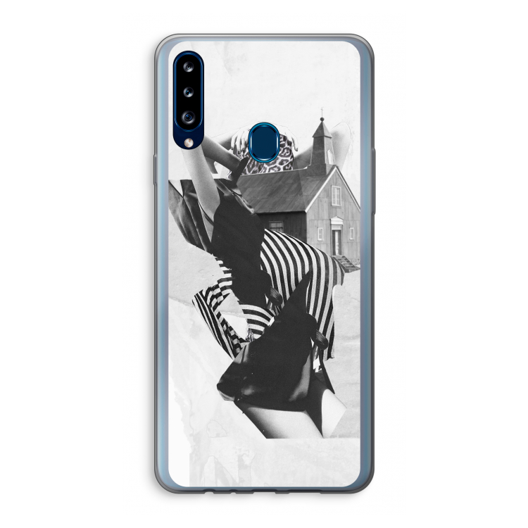 House: Samsung Galaxy A20s Transparant Hoesje