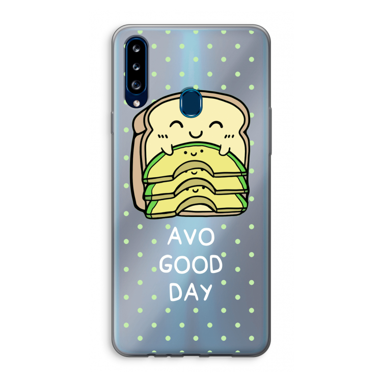 Avo Good Day: Samsung Galaxy A20s Transparant Hoesje