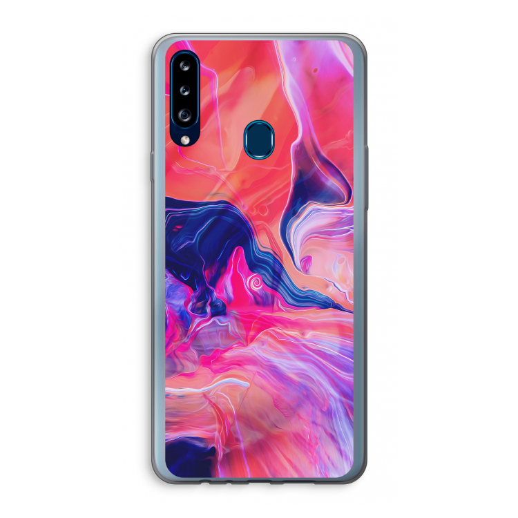 Earth And Ocean: Samsung Galaxy A20s Transparant Hoesje