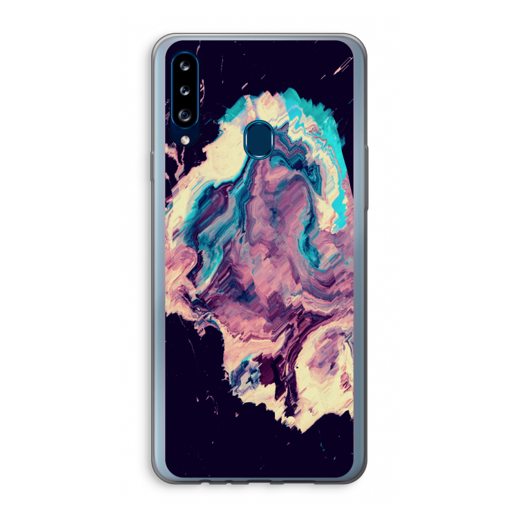 Cosmic Silence: Samsung Galaxy A20s Transparant Hoesje