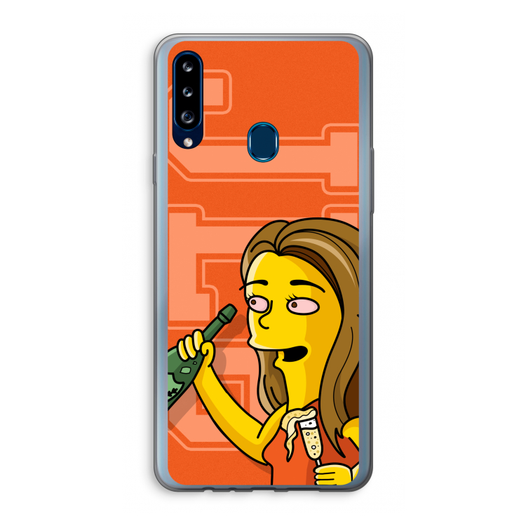 Jamie Lee Simpson: Samsung Galaxy A20s Transparant Hoesje