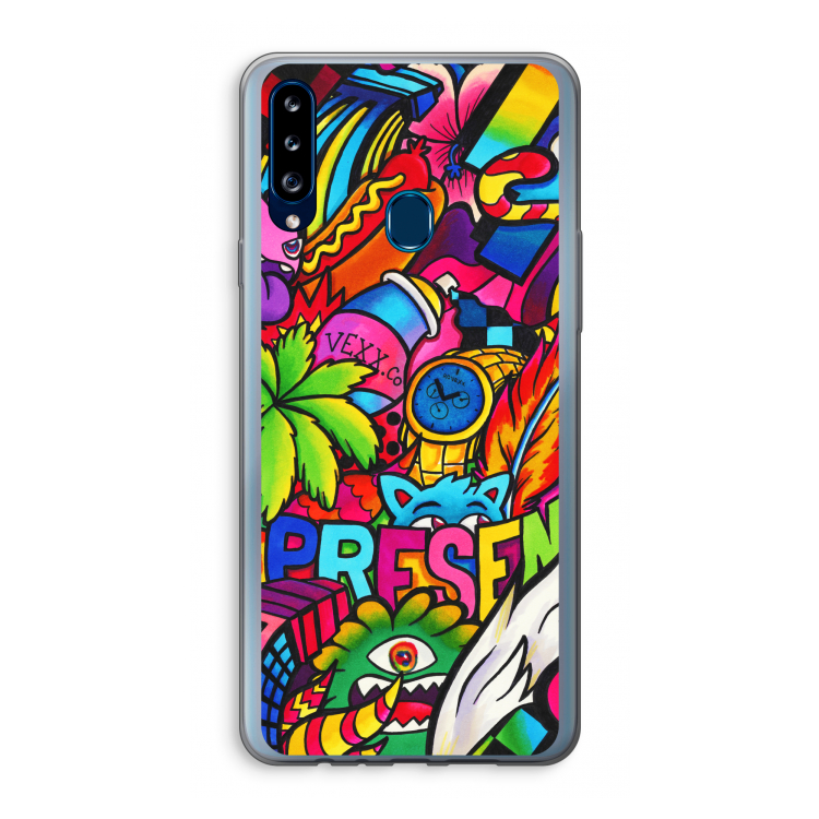 Represent: Samsung Galaxy A20s Transparant Hoesje