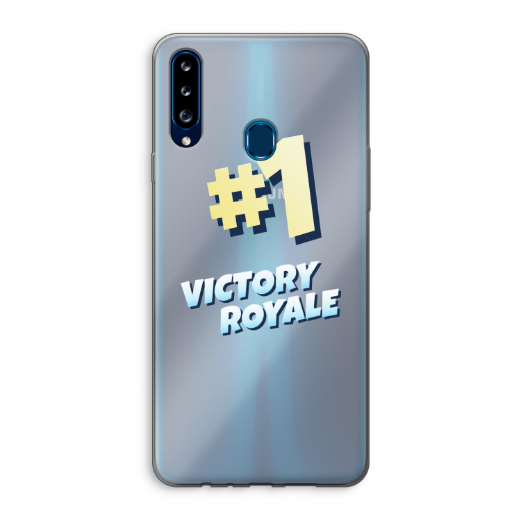 Victory Royale: Samsung Galaxy A20s Transparant Hoesje